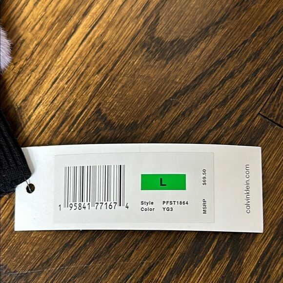 Calvin Klein Dusty Lavender Fleece 1/2 zip Crop Jacket - Size Large - Picture 2 of 9